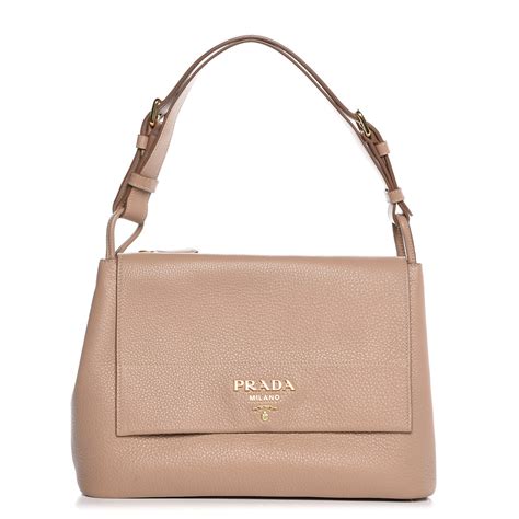 prada vitello daino flap shoulder bag argilla|Prada vitello daino tote bag.